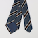 FRANCOBASSI: モガドール メランジ ストライプ ネクタイ