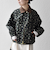 《予約》SHIPS any:〈手洗い可能〉フラワー ジャカード ジップ ブルゾン