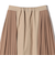 SHIPS Colors:〈手洗い可能〉プリーツ コンビ スカート