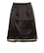 〈手洗い可能〉合成皮革 ウエスト ゴム スカート