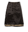 〈手洗い可能〉合成皮革 ウエスト ゴム スカート