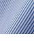 SHIPS any: JAPAN MADE ブルー ストライプ/ソリッド レギュラーカラー シャツ◇