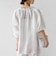 【実力派ベーシック】〈手洗い可能〉IMPERIAL LINEN 混 バンドカラー スキッパー シャツ