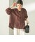 《一部追加予約》〈手洗い可能〉IMPERIAL LINEN 混 バンドカラー スキッパー シャツ