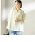 《一部追加予約》〈手洗い可能〉IMPERIAL LINEN 混 バンドカラー スキッパー シャツ