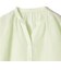 《一部追加予約》〈手洗い可能〉IMPERIAL LINEN 混 バンドカラー スキッパー シャツ
