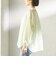 【実力派ベーシック】〈手洗い可能〉IMPERIAL LINEN 混 バンドカラー スキッパー シャツ