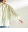 【実力派ベーシック】〈手洗い可能〉IMPERIAL LINEN 混 バンドカラー スキッパー シャツ