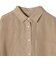 《予約》〈手洗い可能〉IMPERIAL LINEN 混 オーバー サイズ シャツ