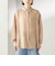《一部追加予約》〈手洗い可能〉IMPERIAL LINEN 混 オーバー サイズ シャツ