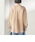 《一部追加予約》〈手洗い可能〉IMPERIAL LINEN 混 オーバー サイズ シャツ