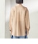 《一部追加予約》〈手洗い可能〉IMPERIAL LINEN 混 オーバー サイズ シャツ