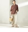 《一部追加予約》〈手洗い可能〉IMPERIAL LINEN 混 オーバー サイズ シャツ