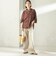 《一部追加予約》〈手洗い可能〉IMPERIAL LINEN 混 オーバー サイズ シャツ
