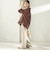 《一部追加予約》〈手洗い可能〉IMPERIAL LINEN 混 オーバー サイズ シャツ
