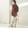 《一部追加予約》〈手洗い可能〉IMPERIAL LINEN 混 オーバー サイズ シャツ