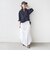 《一部追加予約》〈手洗い可能〉IMPERIAL LINEN 混 オーバー サイズ シャツ