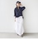 《一部追加予約》〈手洗い可能〉IMPERIAL LINEN 混 オーバー サイズ シャツ