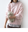 【WEB限定】〈手洗い可能〉ブラウス コンビ スウェット プルオーバー