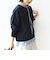 【WEB限定】〈手洗い可能〉ブラウス コンビ スウェット プルオーバー
