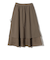 《予約》〈手洗い可能〉ラミー 4 ギャザー スカート