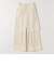 《予約》SHIPS any:〈洗濯機可能〉ウェーブ ジャカード タック ワイド パンツ