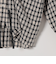 《予約》SHIPS any:〈洗濯機可能〉ギンガムチェック サッカー ドロスト シャツ ブラウス