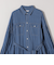 《予約》SHIPS any:〈手洗い可能〉シアー デニム ポケット ロング シャツ ワンピース