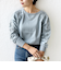 《予約》【WEB限定】〈手洗い可能〉ショルダー レース コンビ ニット プルオーバー