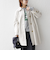 《予約》SHIPS any:〈手洗い可能〉オーバー フレア ステンカラー コート