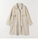 《予約》SHIPS any:〈手洗い可能〉オーバー フレア ステンカラー コート