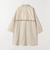 《予約》SHIPS any:〈手洗い可能〉オーバー フレア ステンカラー コート