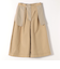 quaranciel:〈洗濯機可能〉タック Aライン ハーフ パンツ