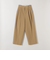 《予約》SHIPS any:〈手洗い可能〉2タック ワイド パンツ