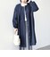 SHIPS Colors:〈手洗い可能〉ツイル ノーカラー タック コート◇
