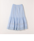 《予約》SHIPS any:〈洗濯機可能〉キャンブリック レース ギャザー ボリューム スカート
