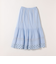 《予約》SHIPS any:〈洗濯機可能〉キャンブリック レース ギャザー ボリューム スカート