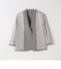 quaranciel:〈手洗い可能〉ウーステッド テーラード オーバー ジャケット（セットアップ対応）