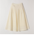 quaranciel:〈洗濯機可能〉ナイロン ステッチ タック フレア スカート