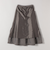 quaranciel:〈洗濯機可能〉ナイロン ステッチ タック フレア スカート