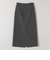 《予約》quaranciel:〈洗濯機可能〉ベルトデザイン Iライン スラックス スカート
