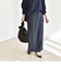 《予約》quaranciel:〈洗濯機可能〉ベルトデザイン Iライン スラックス スカート