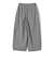 《予約》〈手洗い可能〉トロ ピン ストライプ ウエスト ギャザー パンツ