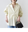 《予約》〈手洗い可能〉無地 / ストライプ サイド スリット スキッパー コットン シャツ