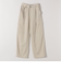 《予約》quaranciel:〈洗濯機可能〉ツイル ワイド イージー カーゴ パンツ