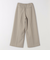 《予約》SHIPS any:〈洗濯機可能〉シャーク タック ワイド パンツ