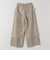 《予約》SHIPS any:〈洗濯機可能〉シャーク タック ワイド パンツ