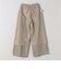 《予約》SHIPS any:〈洗濯機可能〉シャーク タック ワイド パンツ