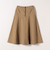 《予約》SHIPS any:〈洗濯機可能〉チノ バック ジップ フレア スカート