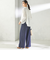 《予約》〈手洗い可能〉ルーズ デニム ポケット デザイン パンツ